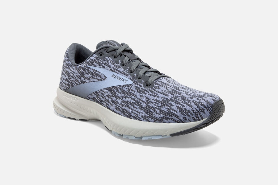 Brooks Israel Launch 7 Road Running Shoes Womens - Grey/Blue - TUW-251637